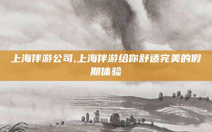 孟津上海伴游公司,上海伴游给你舒适完美的假期体验